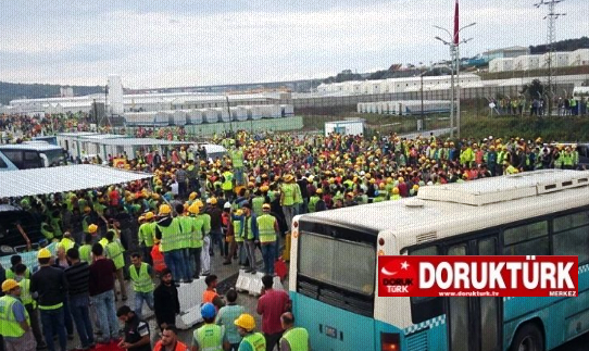 3. Havalimanında işçiler eylemde! İş şartları çok kötü