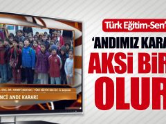 Türk Eğitim Sen’den Andımız açıklaması