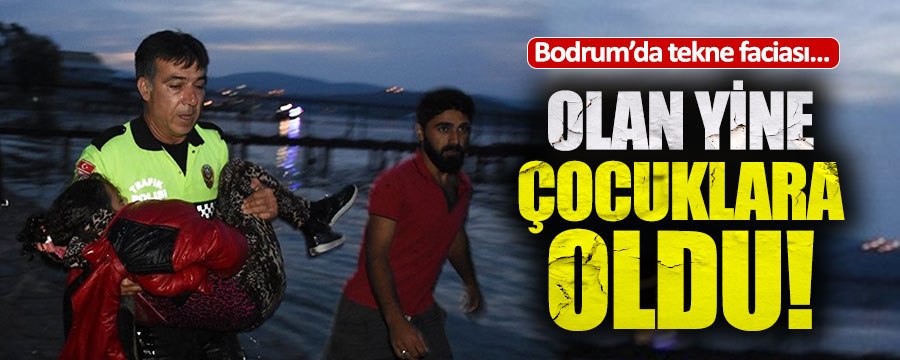 Bodrum’da Mülteci teknesi battı: 2 çocuk kurtarılamadı