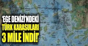 Ege Denizi’ndeki Türk  karasuları 3 mile indi