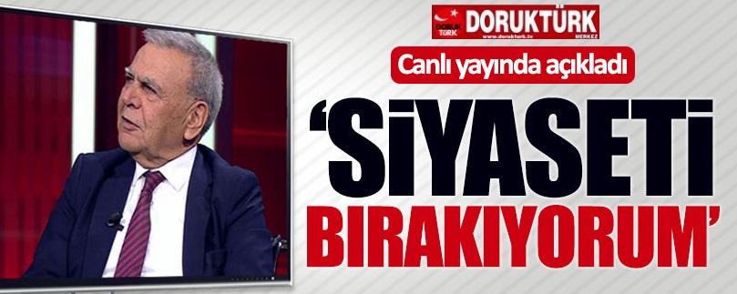 Kocaoğlu canlı yayında açıkladı: “Bırakıyorum”
