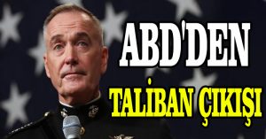 ABD’den Taliban çıkışı