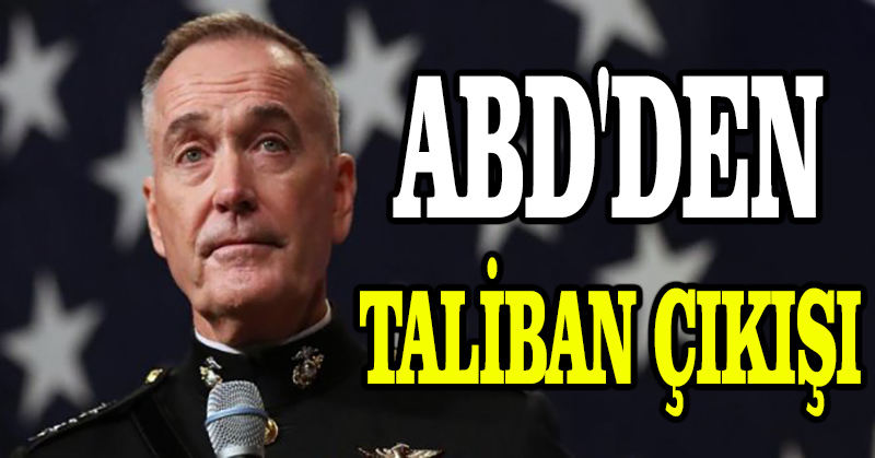 ABD’den Taliban çıkışı