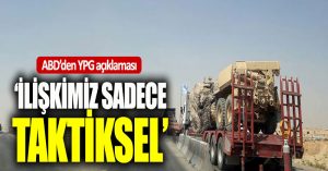 ABD’den YPG açıklaması