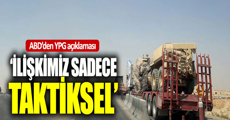 ABD’den YPG açıklaması