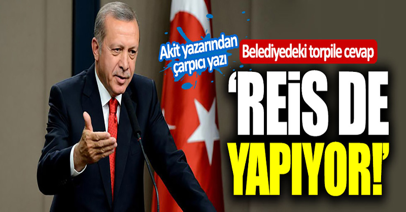 Belediyedeki torpile ilginç cevap!