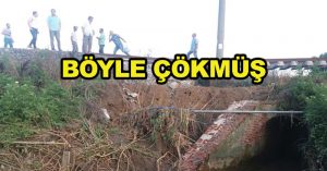 Böyle çökmüş