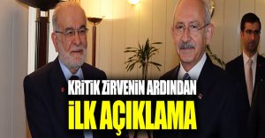CHP-SP görüşmesinin ardından ilk açıklama