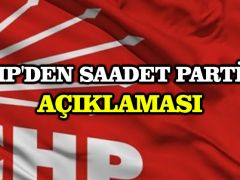 CHP’den Saadet Partisi açıklaması