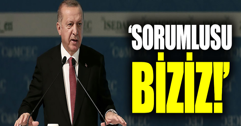 Cumhurbaşkanı Erdoğan: “Sorumlusu biziz”