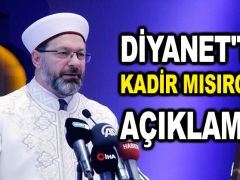 Diyanet’ten Kadir Mısıroğlu açıklaması