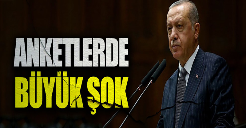 Erdoğan’a anketlerde büyük şok