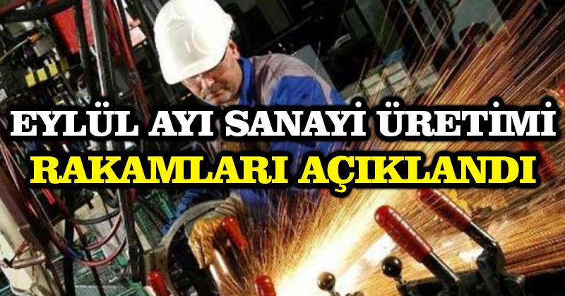 Eylül ayı sanayi üretimi rakamları açıklandı