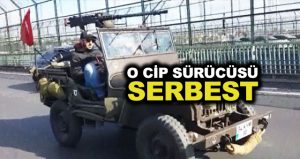 Görenler gözlerine inanamamıştı… O cip sürücüsü serbest