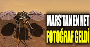InSight, Mars yüzeyinden en net fotoğrafı gönderdi