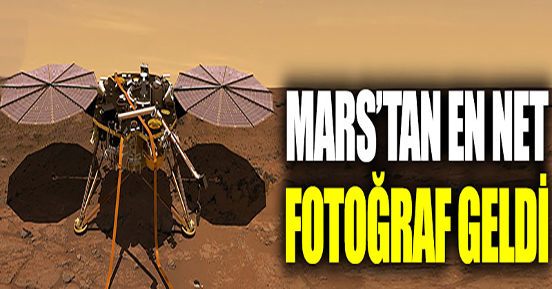 InSight, Mars yüzeyinden en net fotoğrafı gönderdi