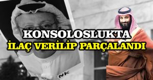 Konsoloslukta ilaç verilip parçalandı