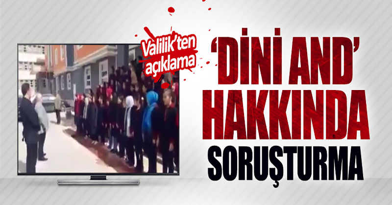 Kırşehir’de ‘dini and’ soruşturması