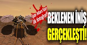 Mars keşif aracı InSight, kızıl gezegene indi