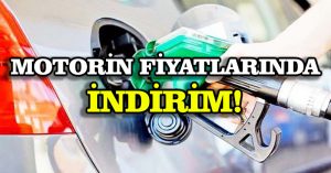 Motorin fiyatlarında indirim!