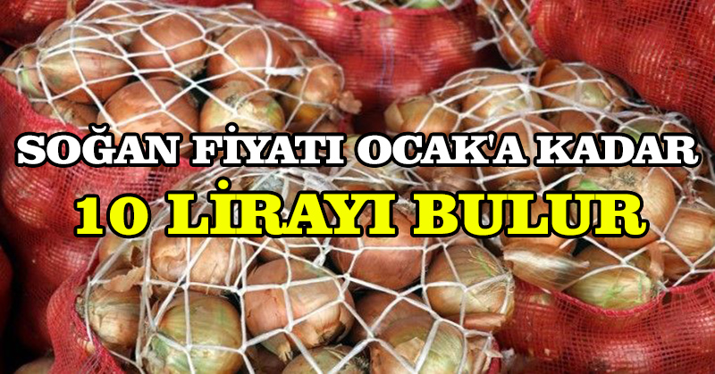 “Soğan fiyatı Ocak’a kadar 10 lirayı bulur”