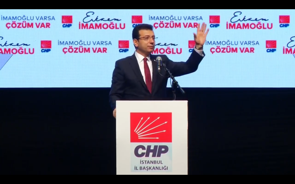 “Sözüm Var..! Bu benim hayalimdeki İstanbul, bu benim manifestom. Bu hayali hep beraber hayata geçireceğiz.”