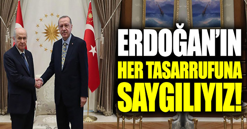 Bahçeli’den ittifak açıklaması