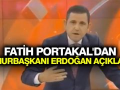 Fatih Portakal’dan Cumhurbaşkanı Erdoğan açıklaması