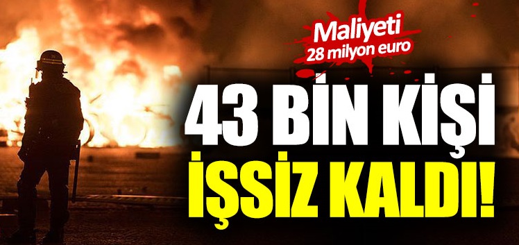 Sarı Yelek Eylemi ve 43 Bin İşsiz!