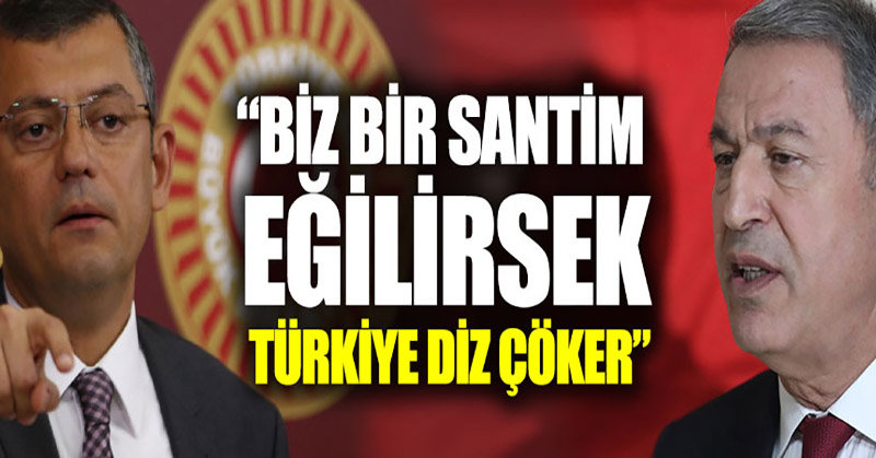 Özgür Özel’den Hulusi Akar’a cevap