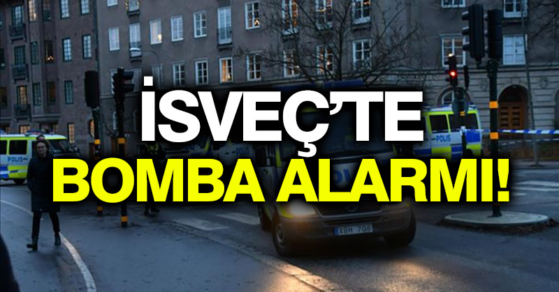 İsveç’te bomba alarmı!