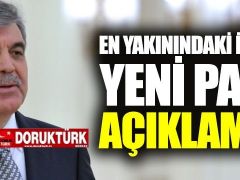 Abdullah Gül’e yakın isimden yeni parti iddialarına yeşil ışık  – mı?