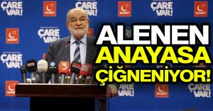 Alenen Anayasa çiğneniyor!