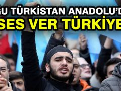 Doğu Türkistan Anadolu’dur! Ses ver Türkiye