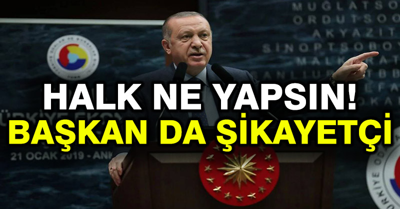 Halk ne yapsın! Başkan da şikayetçi