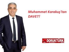 Muhammet Karakuş’tan DAVET!