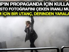 Trump’ın propaganda için kullandığı protesto fotoğrafını çeken İranlı muhabir: Benim için bir utanç, derinden yaralandım