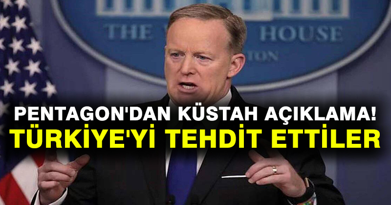 Pentagon’dan küstah açıklama! Türkiye’yi tehdit ettiler