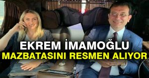 Ekrem İmamoğlu mazbatasını resmen alıyor
