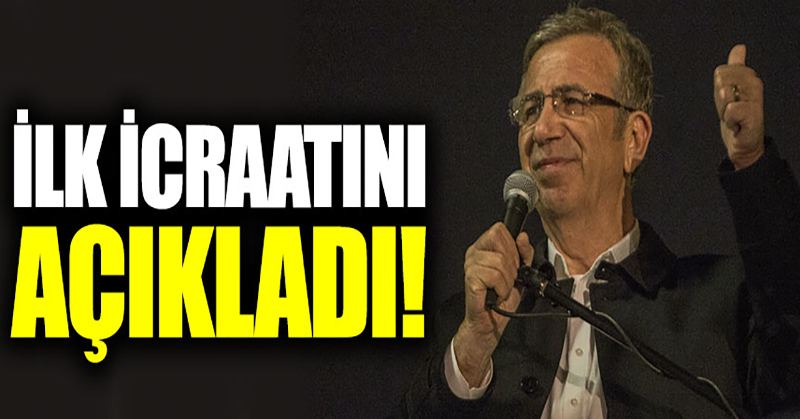 Mansur Yavaş ilk icraatını açıkladı!