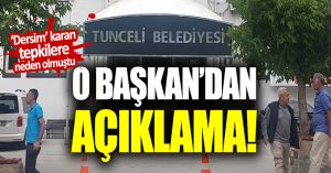 Maçoğlu’ndan ‘Dersim’ açıklaması