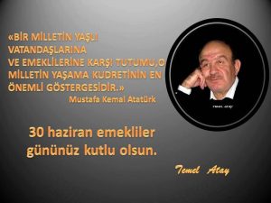 HU! EMEKLİLER BU GÜN EMEKLİLER GÜNÜYMÜŞ!