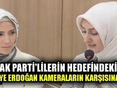 AK Parti’lilerin hedefindeki Sümeyye Erdoğan kameraların karşısına geçti
