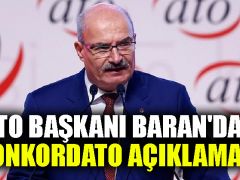 ATO Başkanı Baran’dan konkordato açıklaması