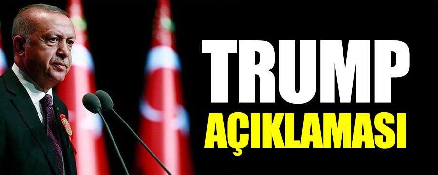 Erdogan, Trump’ın mesajları için ilk kez kamera karşısına geçti