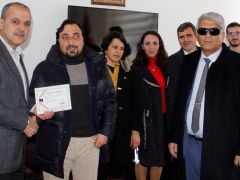 Türkiye Görme Engelliler Derneği’nden Alim Uzundemir Başkana Anlamlı Ziyaret