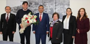 Vergi Dairesi Müdürü Aktar’dan Karaca’ya ziyaret