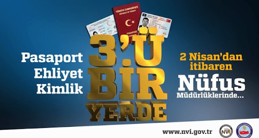 Dalaman Kaymakamlığı İlçe Nüfus Müdürlüğünde 3’ü bir yerde uygulaması