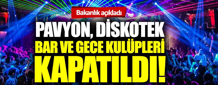 Eğlence mekanlarına korona önlemi !