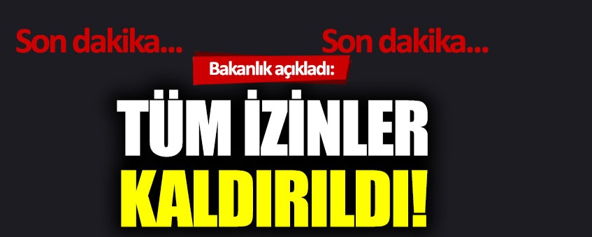 Mevlüt Çavuşoğlu’ndan koronavirüs açıklaması: “Tüm izinleri kaldırdık”